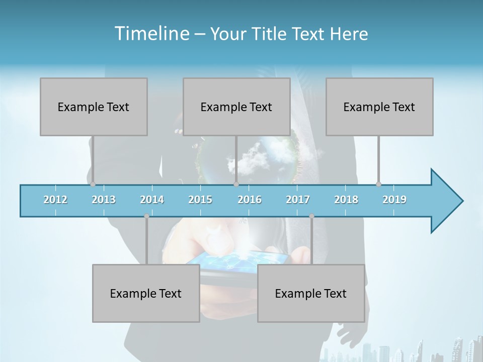Internet Send Concept PowerPoint Template