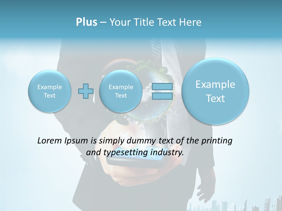 Internet Send Concept PowerPoint Template