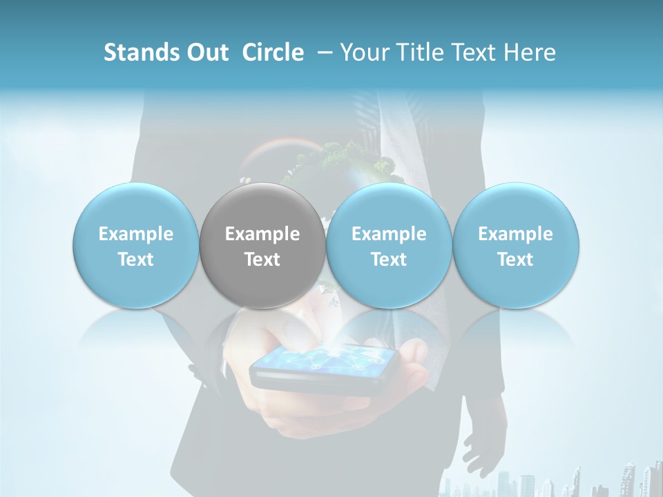 Internet Send Concept PowerPoint Template