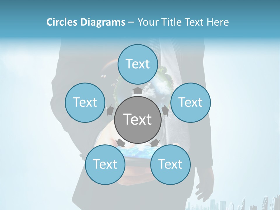 Internet Send Concept PowerPoint Template