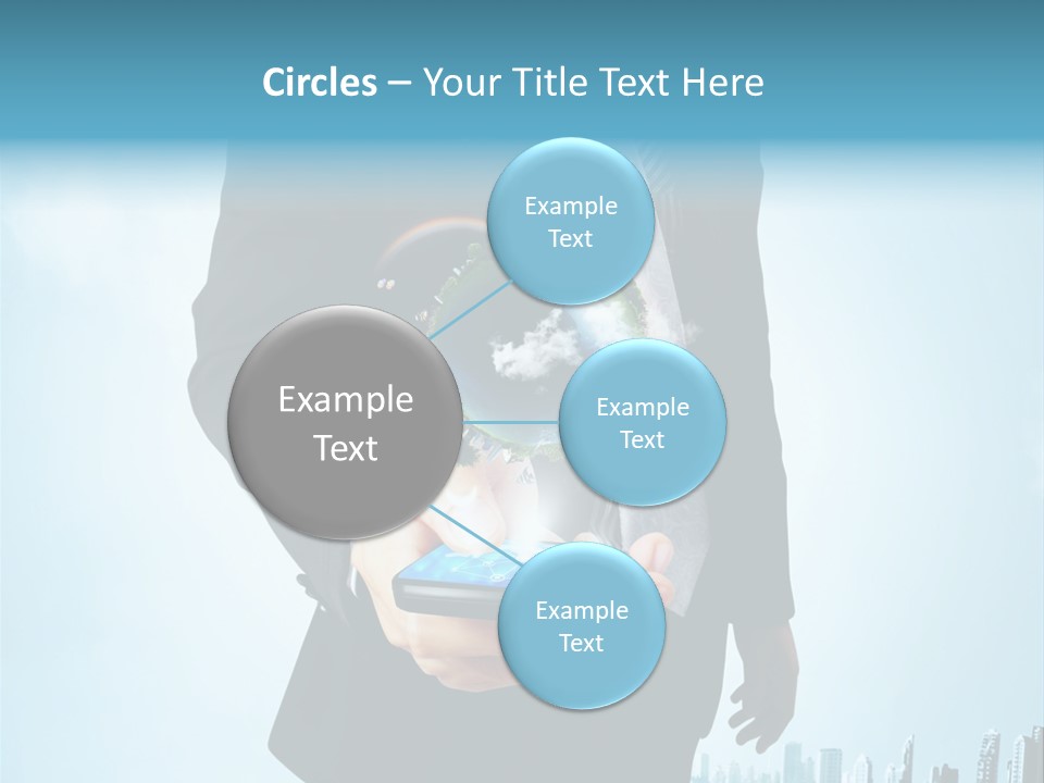 Internet Send Concept PowerPoint Template