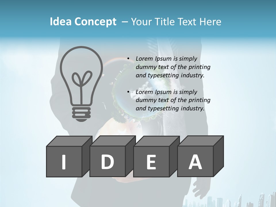 Internet Send Concept PowerPoint Template