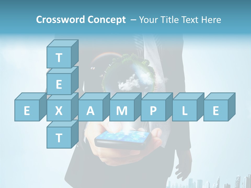 Internet Send Concept PowerPoint Template