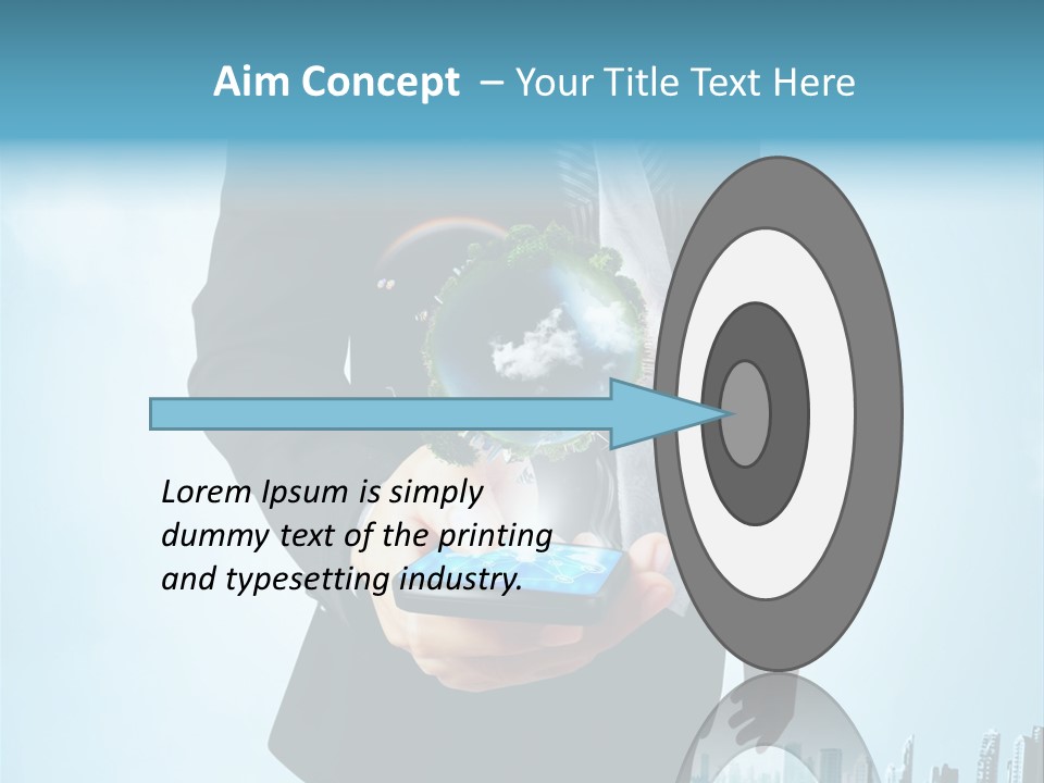 Internet Send Concept PowerPoint Template
