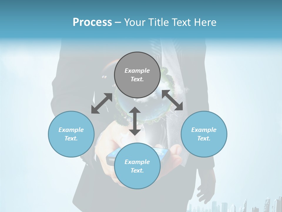 Internet Send Concept PowerPoint Template
