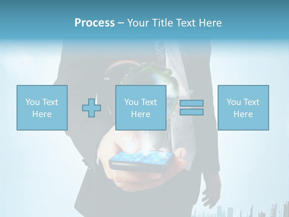 Internet Send Concept PowerPoint Template
