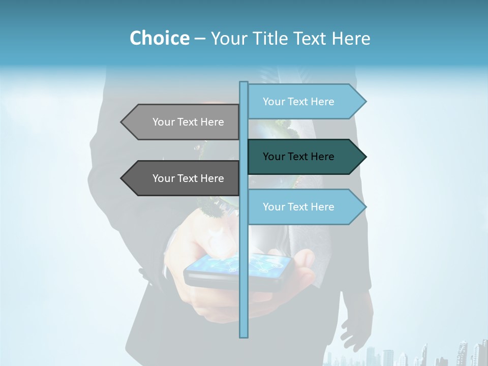 Internet Send Concept PowerPoint Template