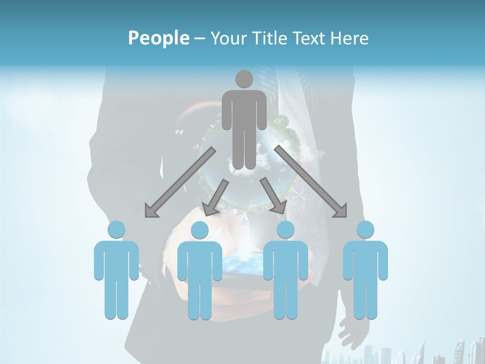 Internet Send Concept PowerPoint Template