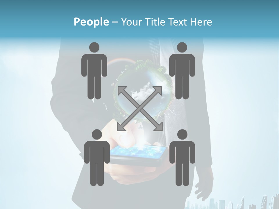 Internet Send Concept PowerPoint Template