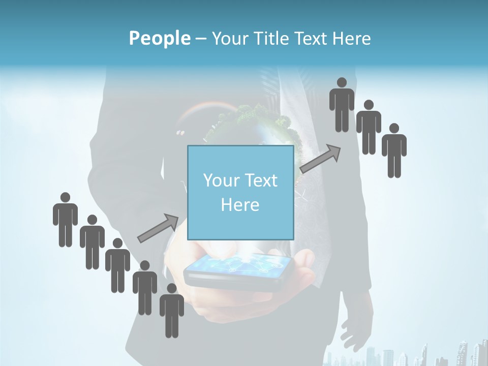 Internet Send Concept PowerPoint Template