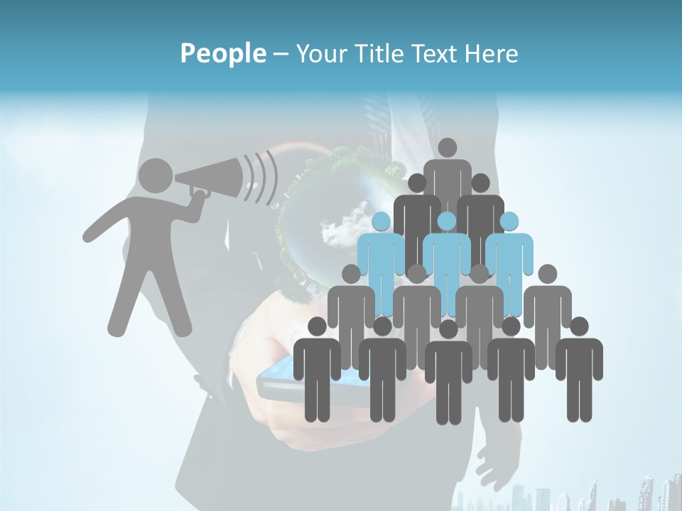 Internet Send Concept PowerPoint Template