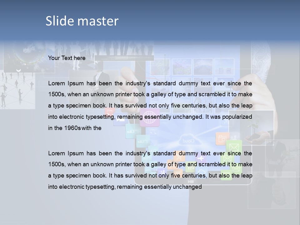 Display Technology Media PowerPoint Template