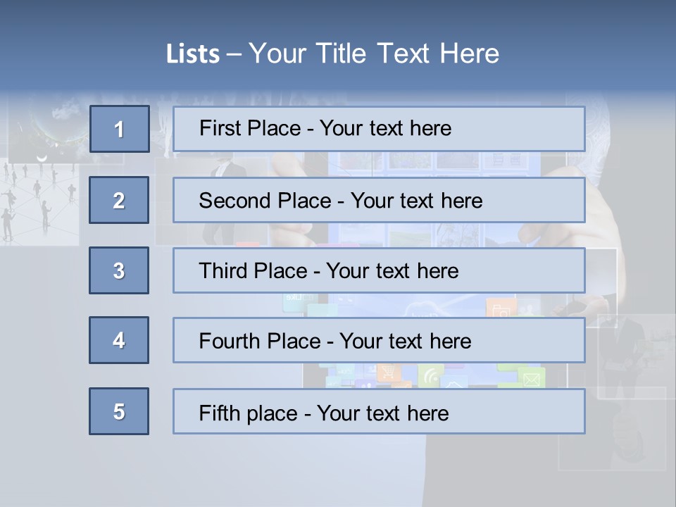 Display Technology Media PowerPoint Template