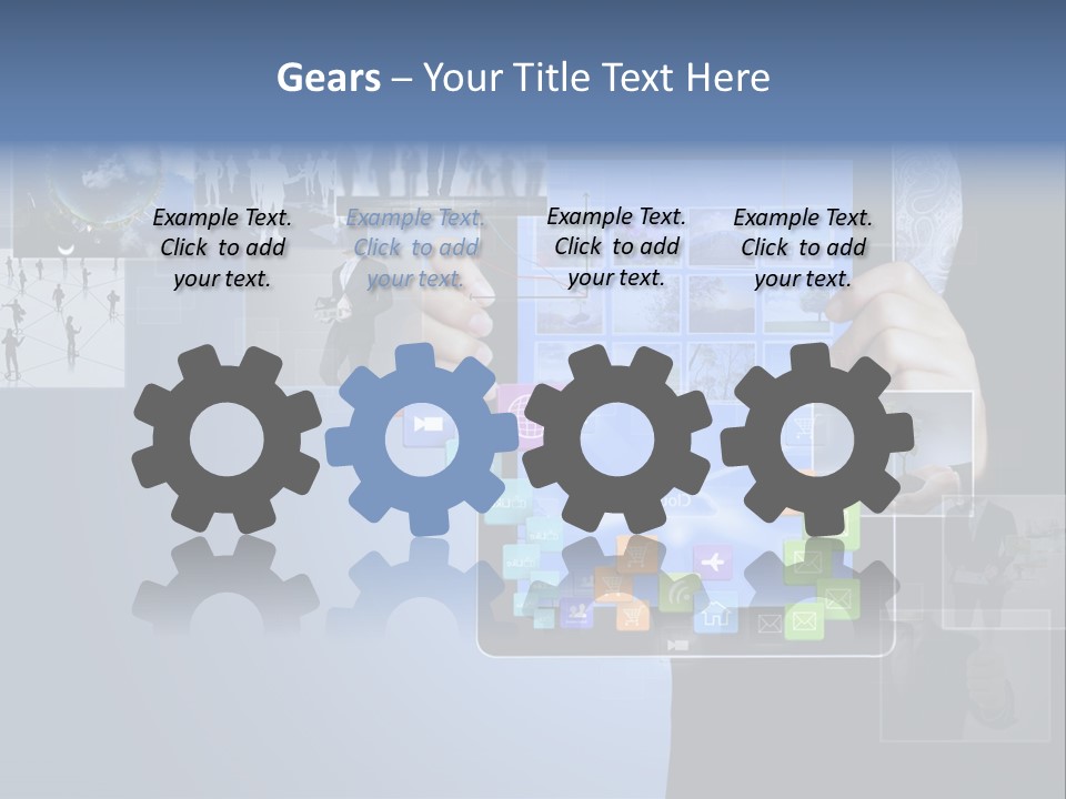 Display Technology Media PowerPoint Template