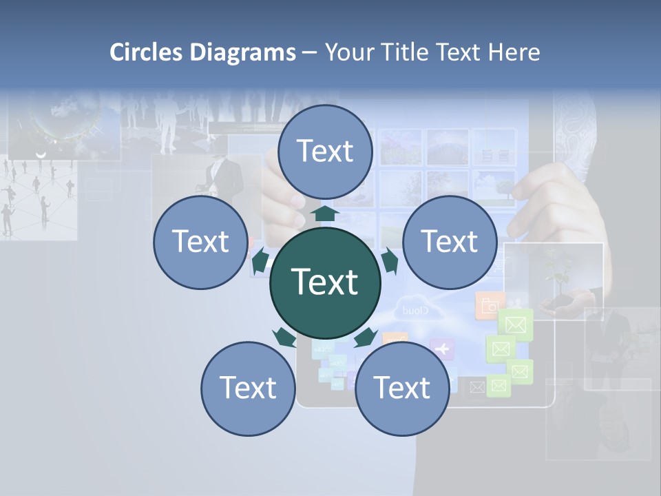 Display Technology Media PowerPoint Template
