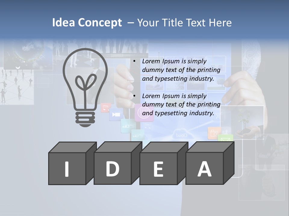 Display Technology Media PowerPoint Template