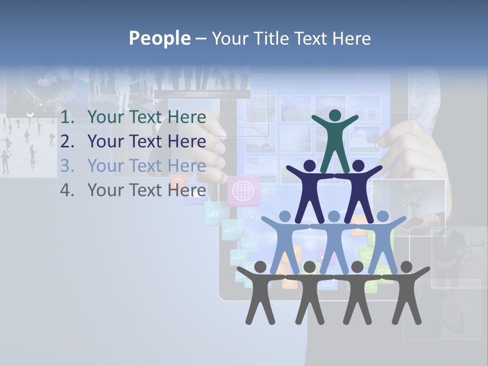 Display Technology Media PowerPoint Template