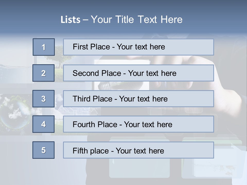 Touch Digital Media PowerPoint Template