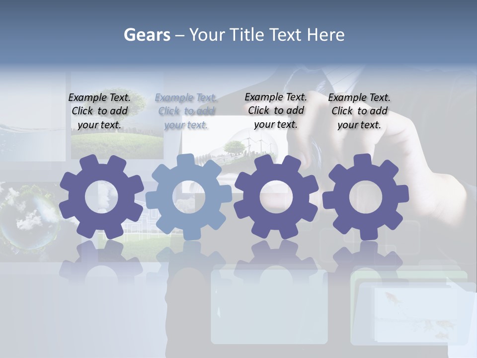 Touch Digital Media PowerPoint Template