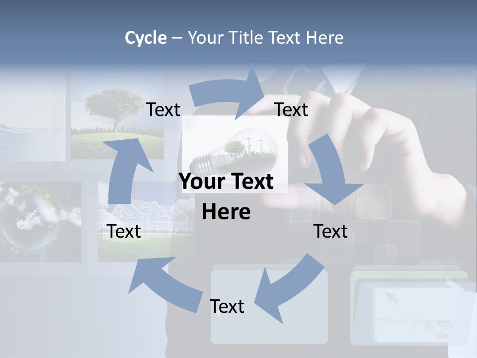 Touch Digital Media PowerPoint Template