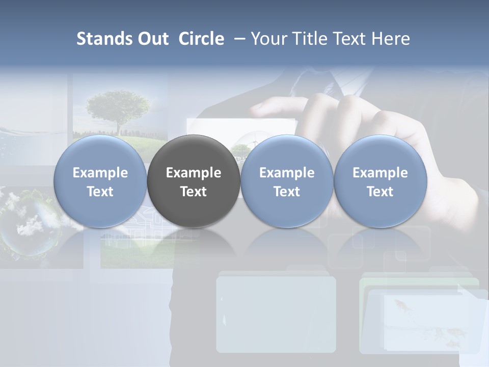 Touch Digital Media PowerPoint Template