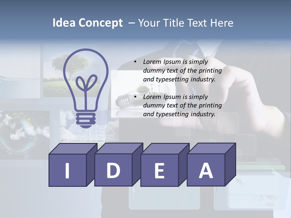 Touch Digital Media PowerPoint Template