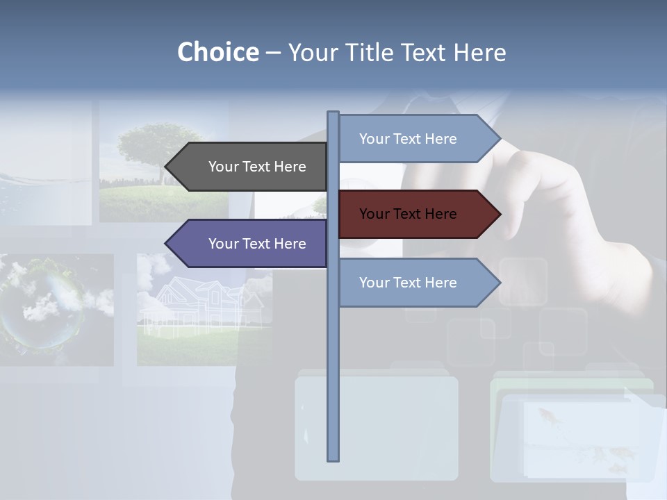 Touch Digital Media PowerPoint Template