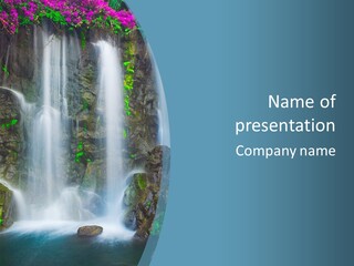 Park Ripple Peaceful PowerPoint Template