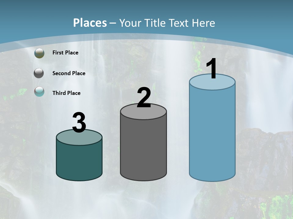 Park Ripple Peaceful PowerPoint Template