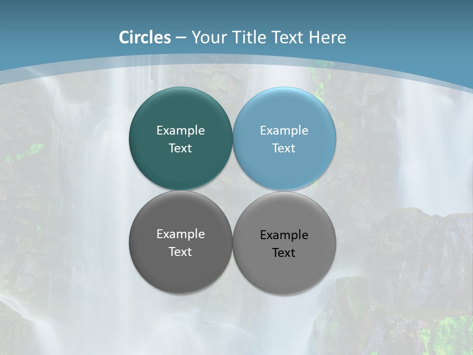 Park Ripple Peaceful PowerPoint Template