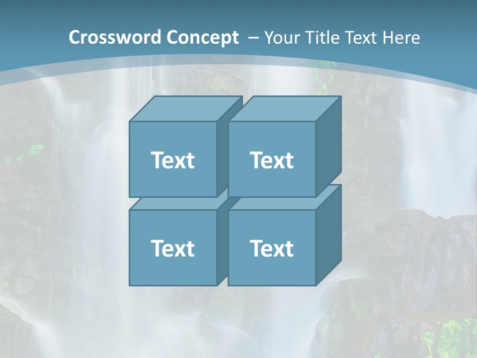 Park Ripple Peaceful PowerPoint Template