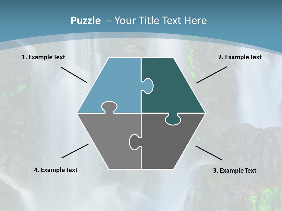 Park Ripple Peaceful PowerPoint Template