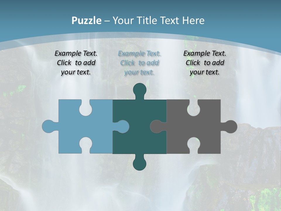 Park Ripple Peaceful PowerPoint Template