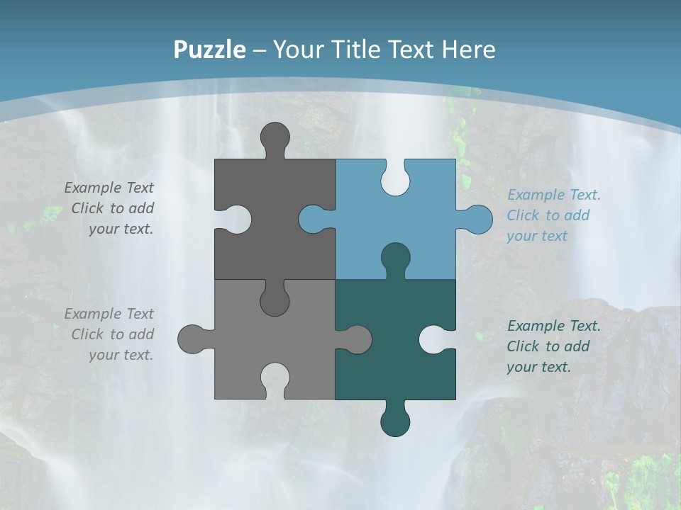 Park Ripple Peaceful PowerPoint Template