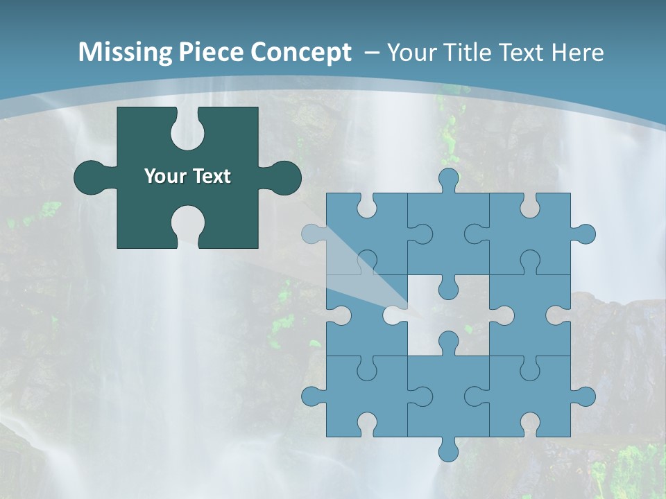 Park Ripple Peaceful PowerPoint Template