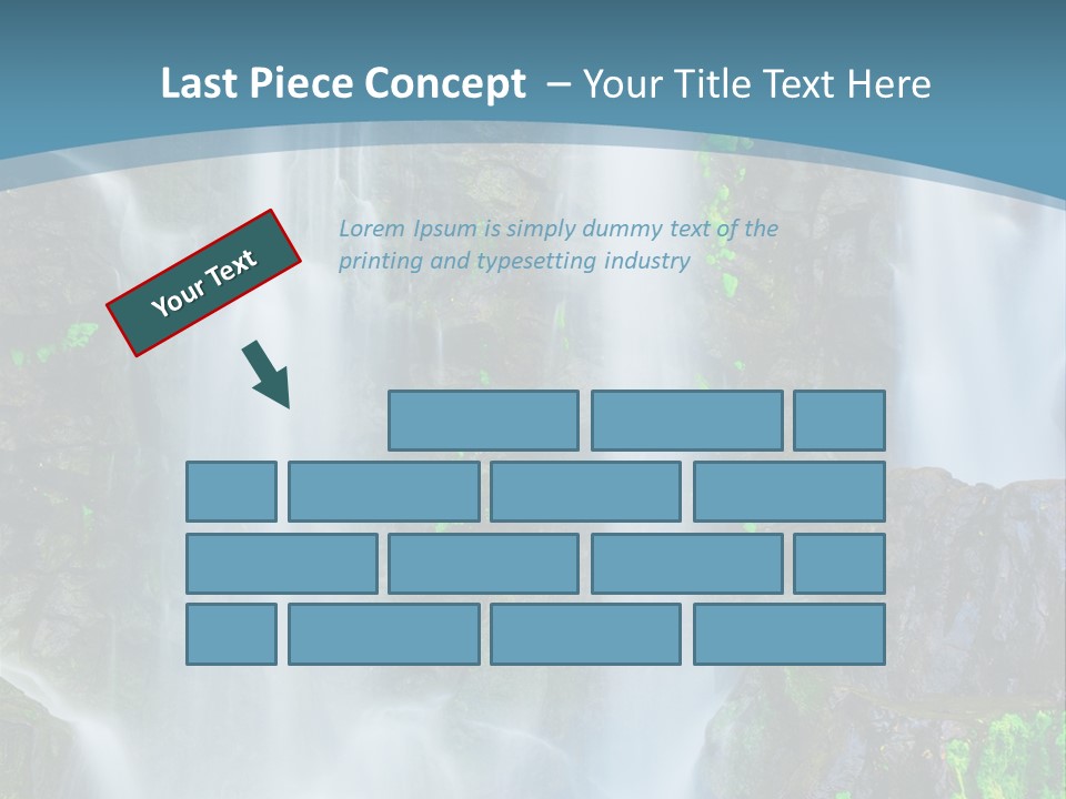 Park Ripple Peaceful PowerPoint Template
