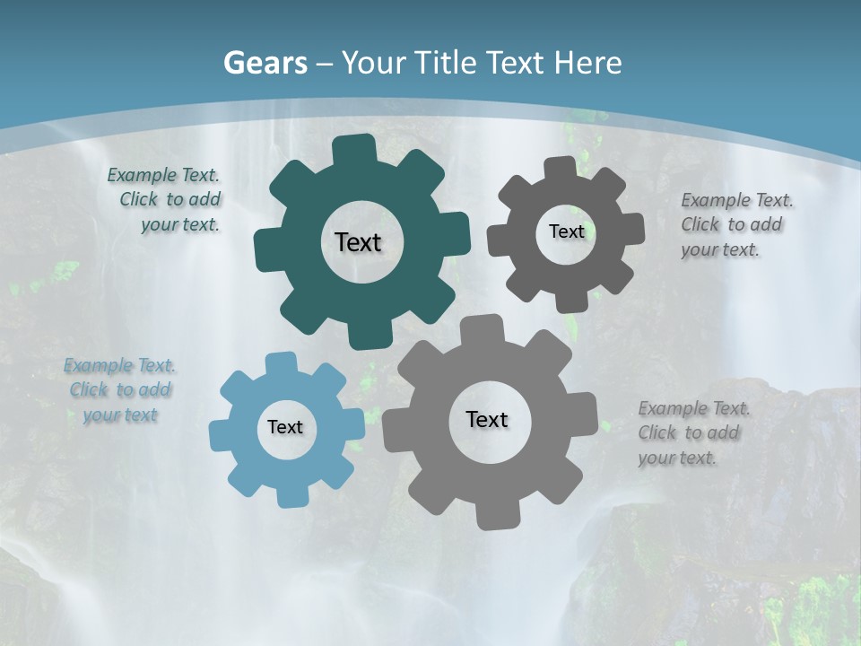 Park Ripple Peaceful PowerPoint Template