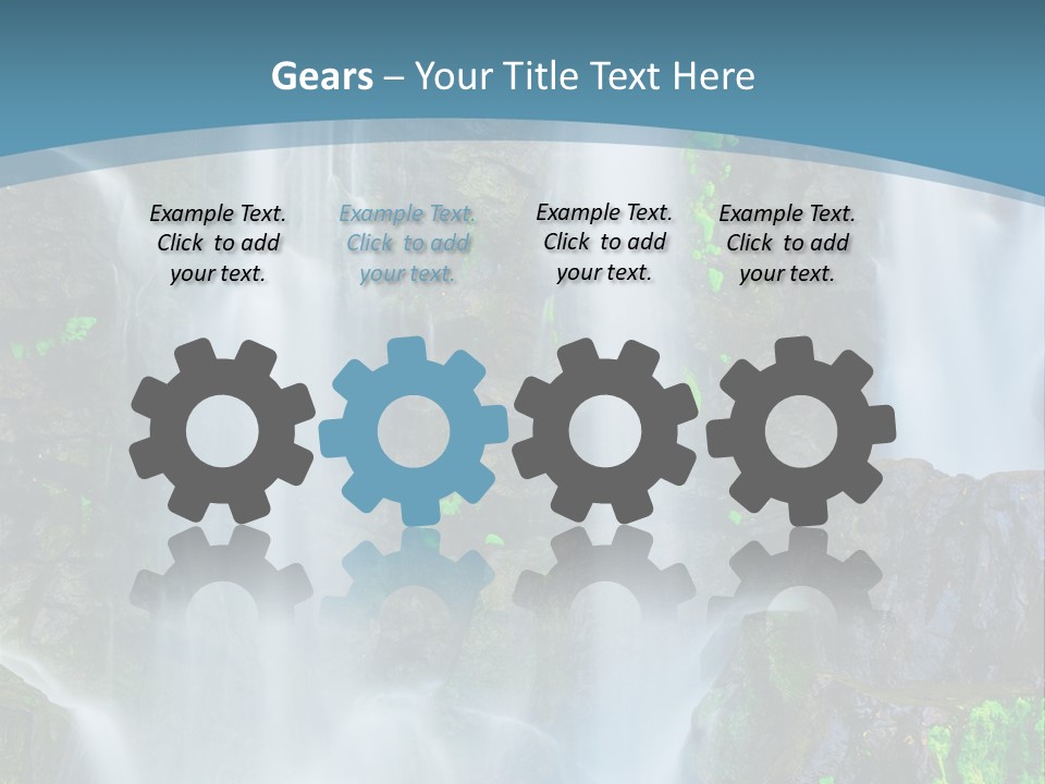 Park Ripple Peaceful PowerPoint Template