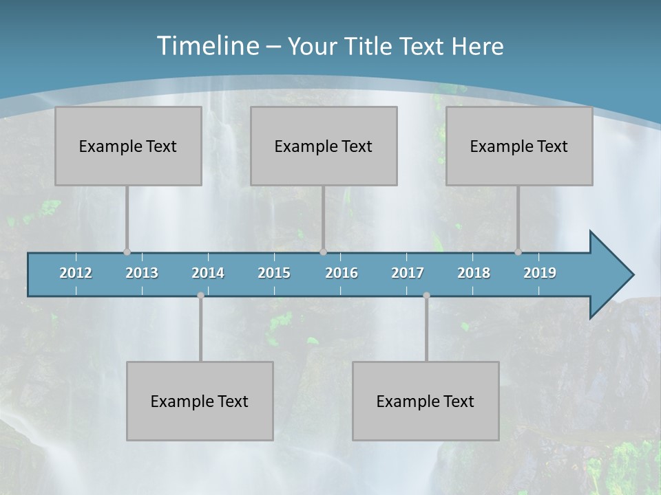 Park Ripple Peaceful PowerPoint Template
