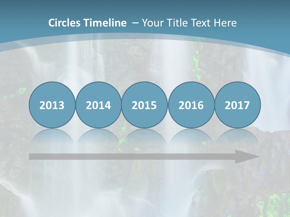 Park Ripple Peaceful PowerPoint Template