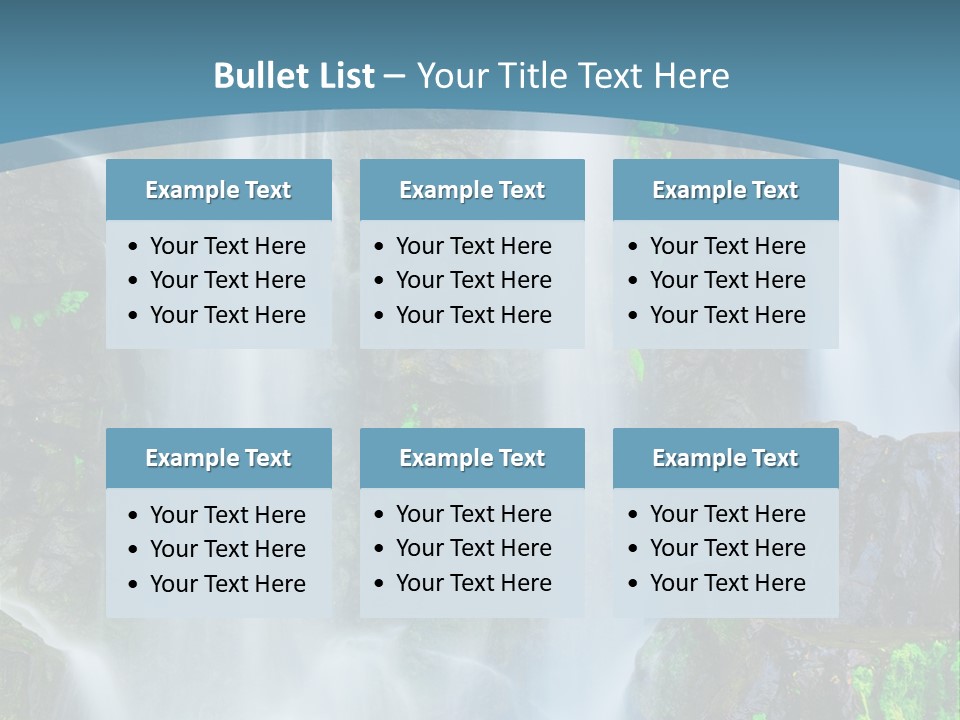 Park Ripple Peaceful PowerPoint Template