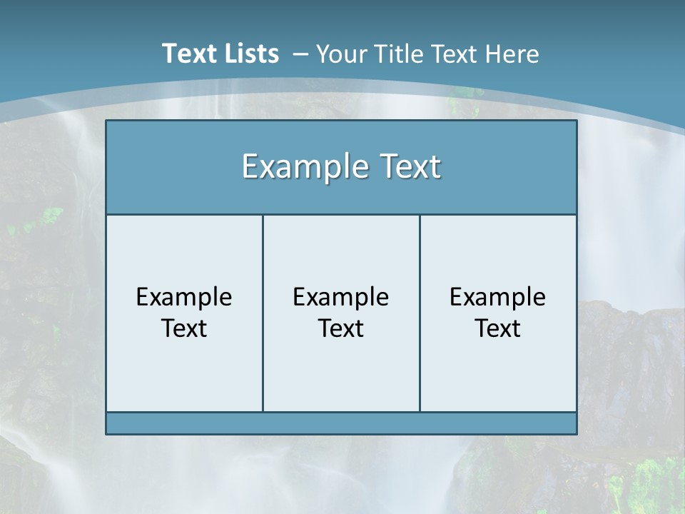 Park Ripple Peaceful PowerPoint Template