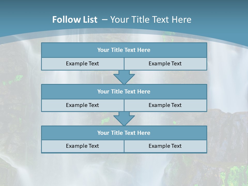 Park Ripple Peaceful PowerPoint Template