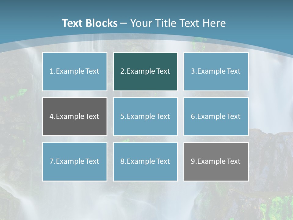 Park Ripple Peaceful PowerPoint Template
