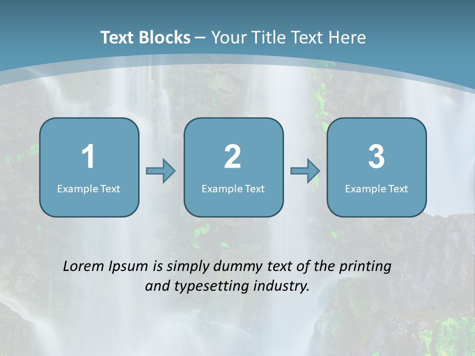 Park Ripple Peaceful PowerPoint Template