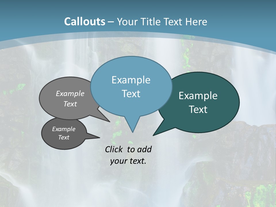 Park Ripple Peaceful PowerPoint Template