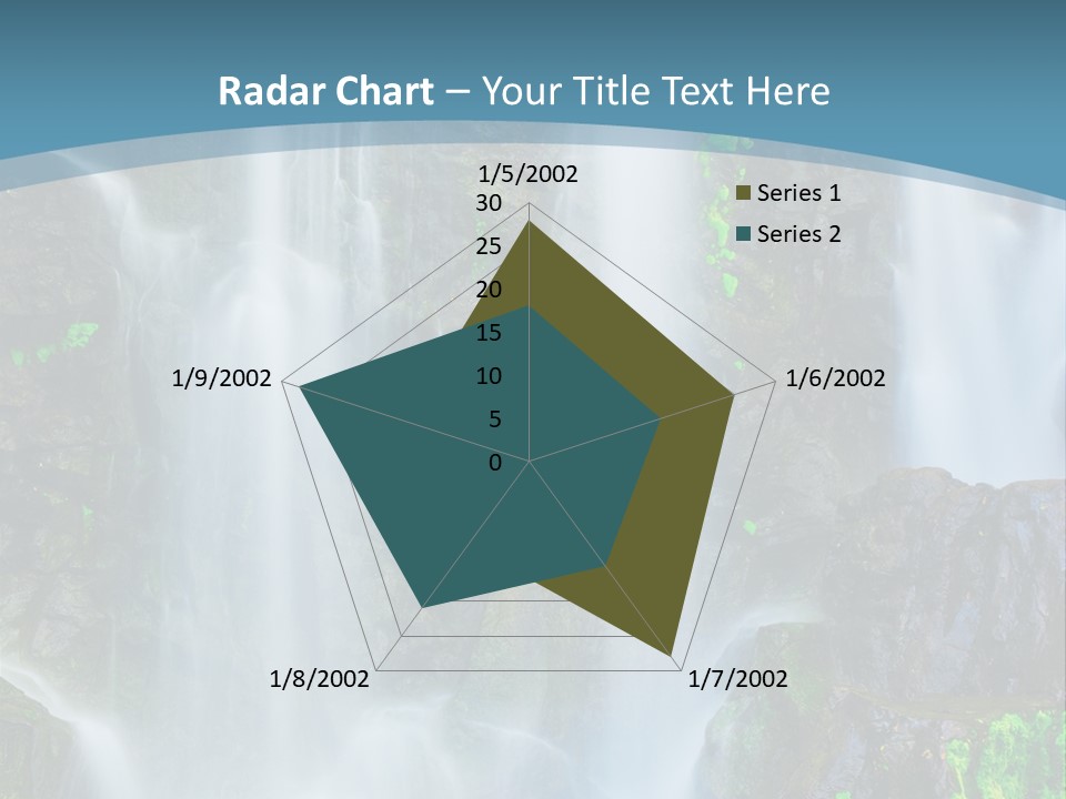 Park Ripple Peaceful PowerPoint Template