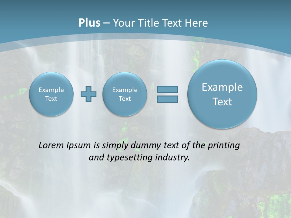 Park Ripple Peaceful PowerPoint Template