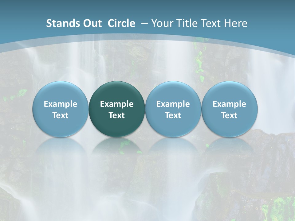 Park Ripple Peaceful PowerPoint Template