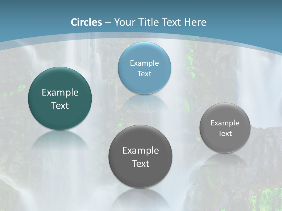 Park Ripple Peaceful PowerPoint Template